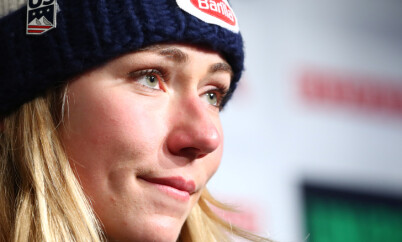 Alpine Skiing - FIS Alpine World Ski Championships - Women's Super G - Are, Sweden - February 5, 2019 Mikaela Shiffrin of the U.S during a press conference REUTERS/Denis Balibouse